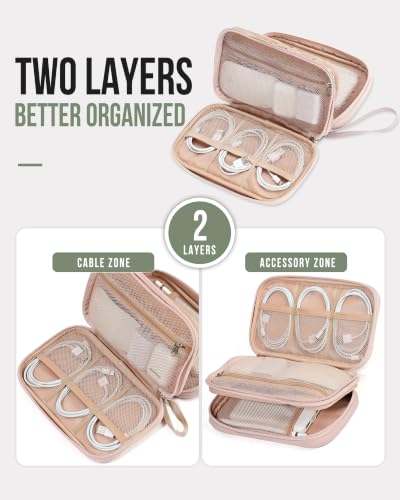 NISHEL Electronics Travel Organizer Cord Case, Charger Cable Tech - Image 3