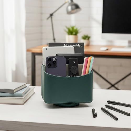 UnionBasic Rotating Desk Organizer, 360 Desk Spinning Caddy - Image 5