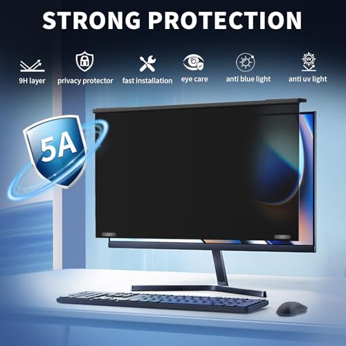 Magnetic 27 Inch Hanging Computer Privacy Screen for 16:9 - Image 3