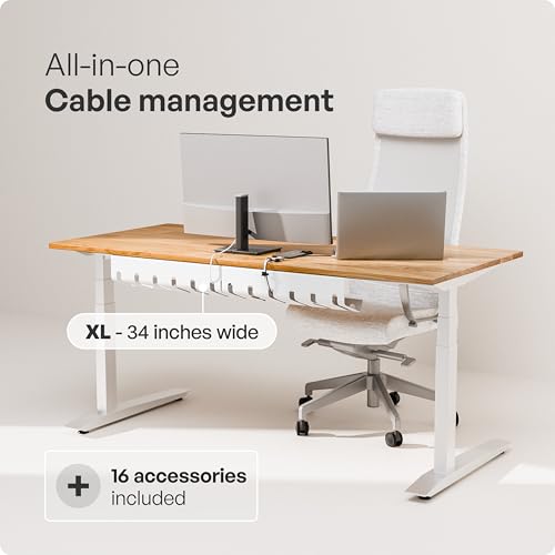 PAMO Cable Management Under Desk, Set of 2 - White - Image 3