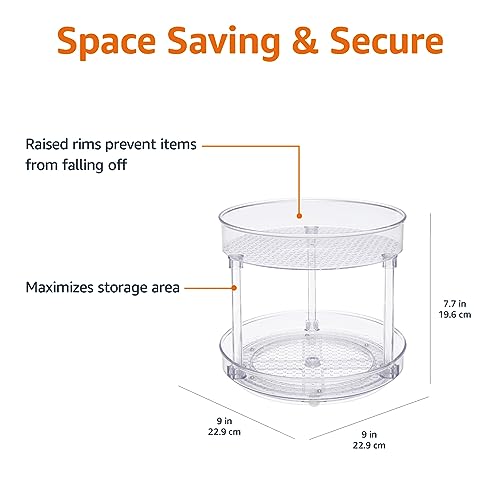 Amazon Basics Lazy Susan Turntable Organizer for Spi | All Products - Image 4