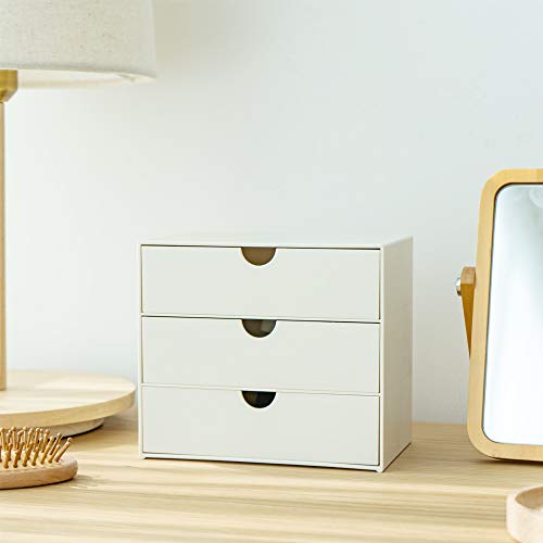 3-Drawer Vanity Organizer, Compact Storage Organization Drawers - Image 6
