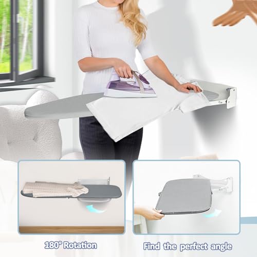 VerRich Foldable Wall Mounted Ironing Board 36” x | Laundry & Clothing - Image 7