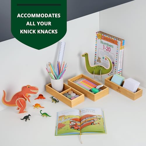 ROYAL CRAFT WOOD Luxury Bamboo Drawer Organizer Stor | All Products - Image 7