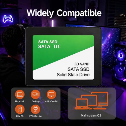 SATA 1TB III Internal SSD, 2.5" Solid State Drive with 3D NAND - Image 4