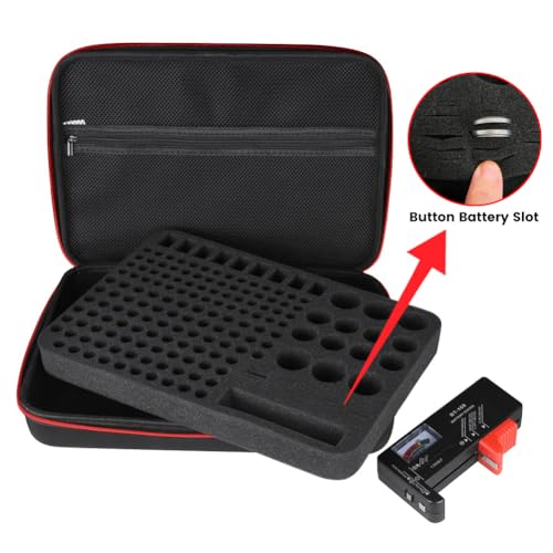 Battery Organizer Storage Box with Tester, Battery Vault - Image 7