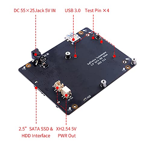 GeeekPi SATA Storage for Raspberry Pi 4, 2.5 inch SATA HDD/SSD - Image 4