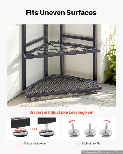 VEVOR Garden Tool Organizer for Corner, 17 Slots - Image 6
