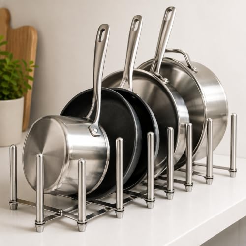 Ikea Variera Pot Lid Organizer, Stainless Steel, Set of 2 - Image 4