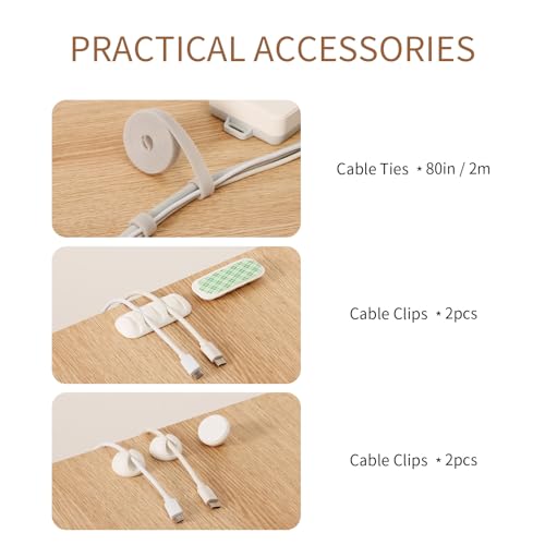 Cable Management Box, Wood Extension Cord Organizer - Image 7