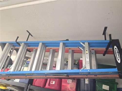 Overhead Garage Storage Hooks,Heavy Duty Ceiling Mounted - Image 8