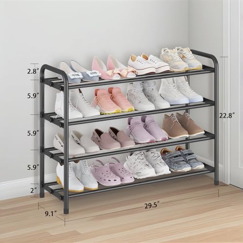 Expandable Metal Shoe Rack for Closet & Entryway, Sh | All Products - Image 4