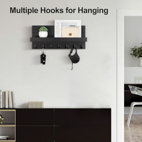 Lwenki Key Holder Wall Mount, Entryway Key and Mail Holder - Image 5