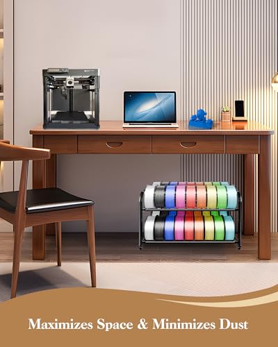 3D Printer Filament Storage Rack with Wheels, Rolling Cart - Image 8
