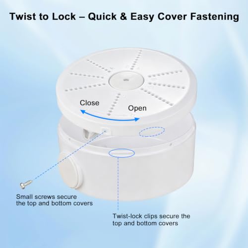 2026 New Security Camera Junction Box, Wall/Ceiling Mount - Image 4