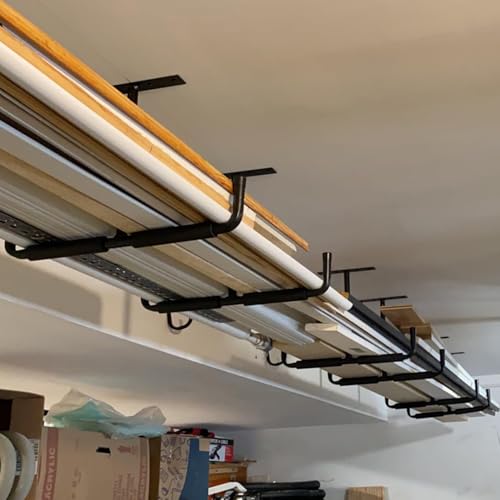 Overhead Garage Storage Hooks,Heavy Duty Ceiling Mounted - Image 3