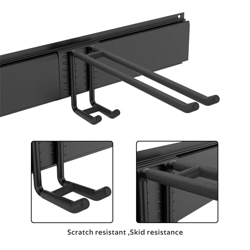 Ski Rack, Wall Mounted Ski Storage Rack, Garage Skis Holder - Image 6