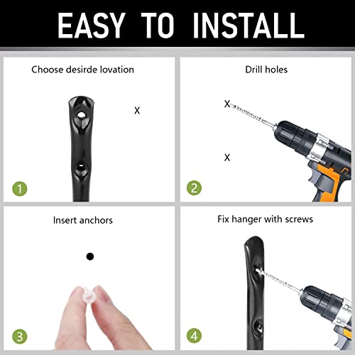 20 Pcs Heavy Duty Garage Storage Utility Hooks, 4.1Inch J - Image 7