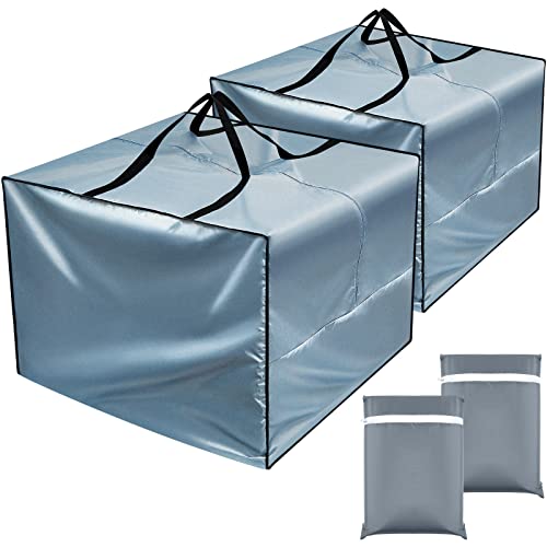 Patelai 2 Pcs Outdoor Cushion Storage Bags with Zipper - Image 2