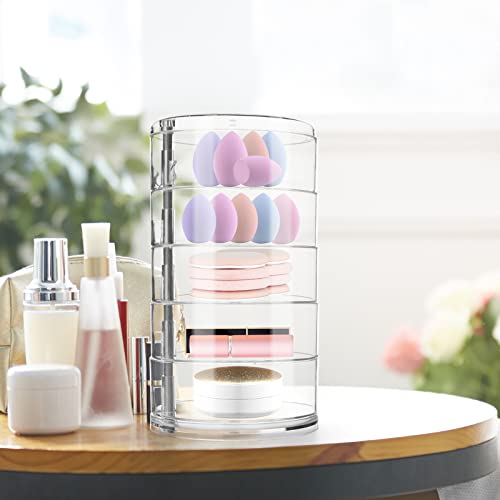 LETURE 5-Layers Rotatable Jewelry Storage Organizer Box - Image 8