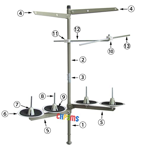 CKPSMS Brand -1 Set Thread Stand Compatible with Industrial - Image 4