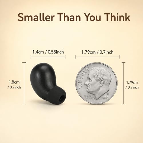 Mini Invisible Bluetooth Earbuds, Wireless for Small Ears (Black) - Image 3