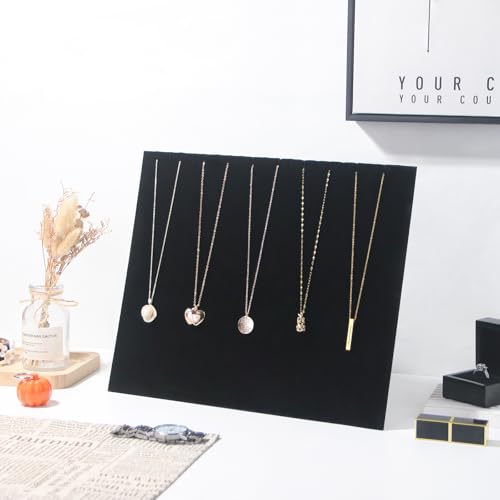 20 Slots Big Necklace Display Board for Selling, Velvet - Image 5