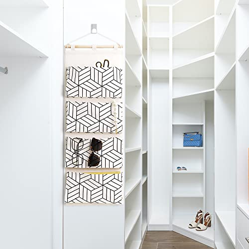 CROWNED 2Pcs Over Door Hanging Storage Bags Wall Mou | All Products - Image 3
