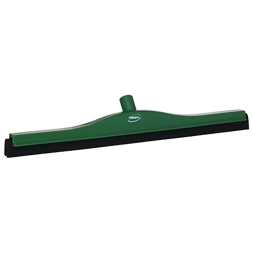 Vikan 77542 Squeegee,Fixed Head,Floor,24",PP/RB,Green