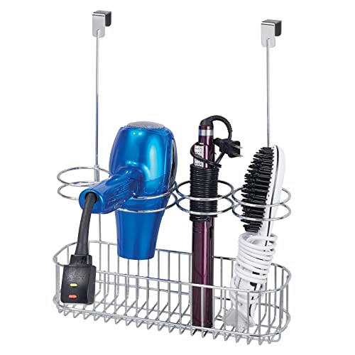 mDesign Metal Bathroom Storage Tool Organizer Accessory - Image 2