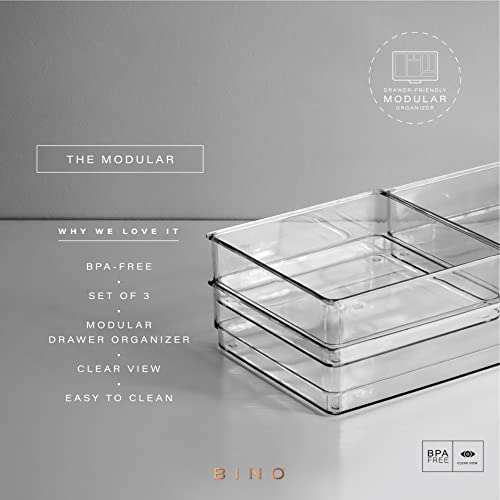 BINO | 3-Piece Drawer Organizer Bin Set | THE MODULAR | - Image 4