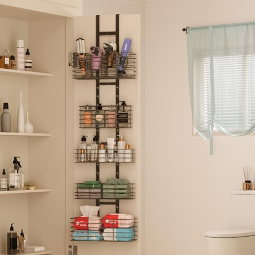 5-Tier Over The Door Organizer Bathroom - Hair Dryer - Image 6