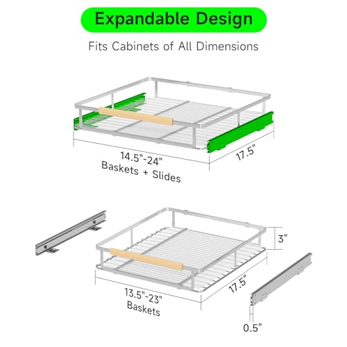 Expandable Pull-Out Cabinet Drawers, Slide-Out Shelv | All Products - Image 3