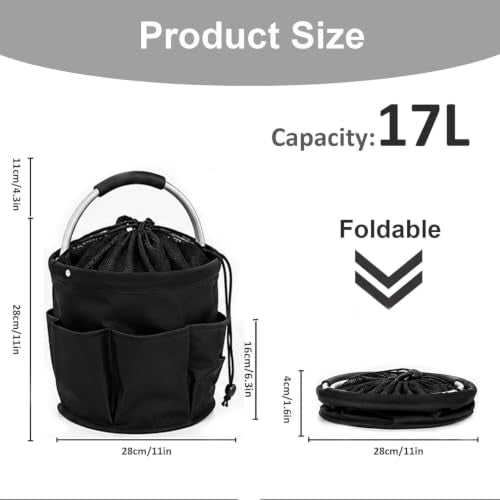 Cleaning Caddy with Handle,Cleaning Tool Supplies Organizer - Image 5