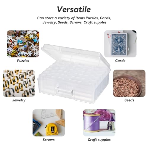 Plastic Storage Box Storage Boxes & Organizers (6 Medium+ 6 - Image 5