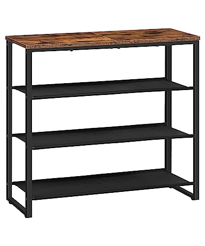 HOOBRO Shoe Rack, 4 Tier Shoe Storage Organizer with 3 Oxford - Image 2