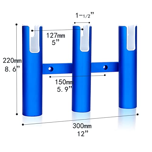 Fishing Rod Holder Aluminum, 3/4 Link Tube， Aluminum3/ 4 Rod Rack - Image 4