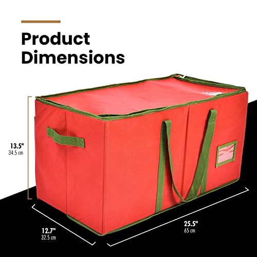 Holiday Cheer Premium Christmas Ornament Storage, 128 Ornaments - Image 7