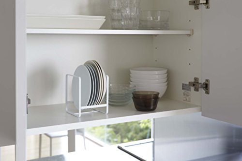 YAMAZAKI Home Dish Organizer - Storage Rack for Kitchen Cabinets - Image 3