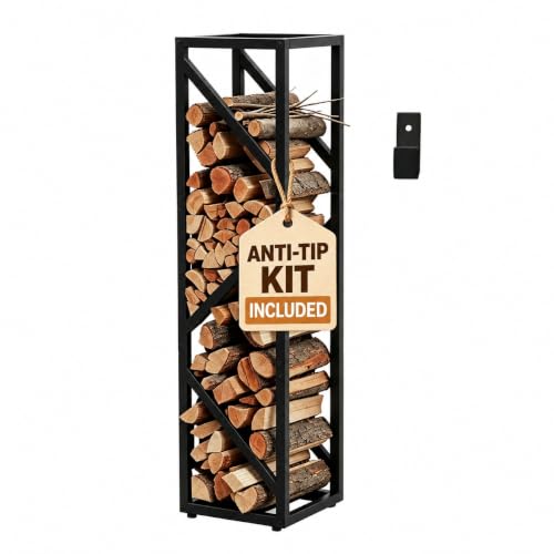 Firewood Rack Indoor, 47-Inch Indoor Firewood Holder - Image 2