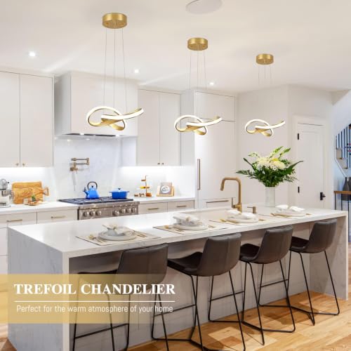 Modern LED Chandelier Contemporary Pendant Lighting Ring Light - Image 3
