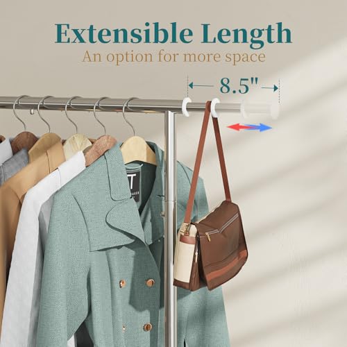 Simple Trending Clothing Garment Rack, Extendable Clothes - Image 4