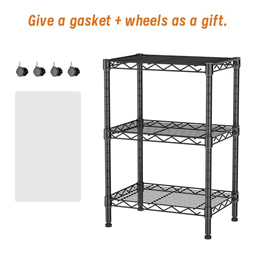 Golpart 3Tier Adjustable Storage Shelves Metal Wire | All Products - Image 5