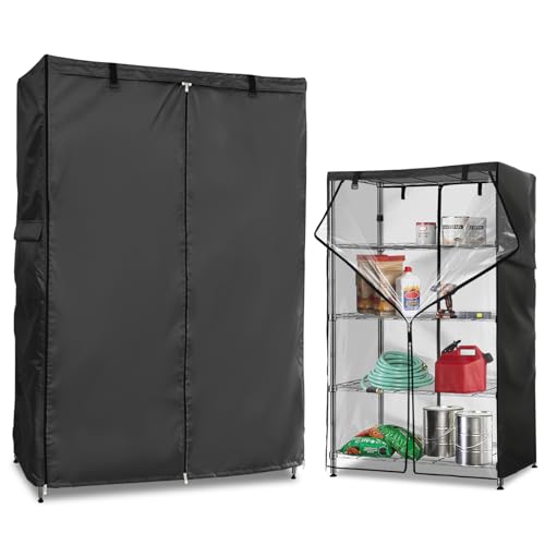 Wire Rack Covers,Heavy Duty 600D Dustproof Waterproof - Image 2