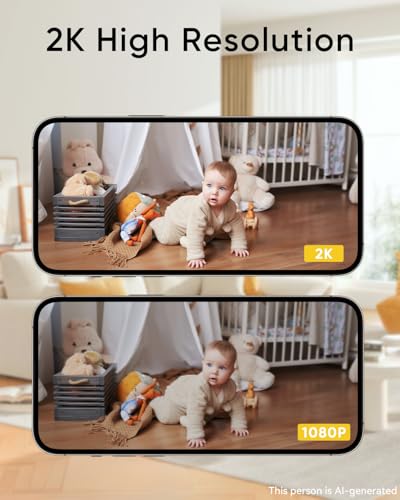 BoyKeep 2K Cameras for Home Security, 2-Pack Indoor Camera - Image 4