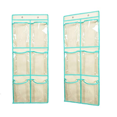 Over The Door Hanging Shoe Organizer Narrow Closet Door Shoe - Image 2