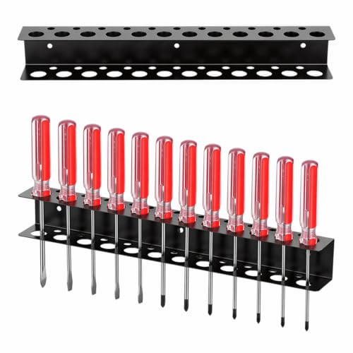 Screwdriver Organizer,Screw Driver Holder Wall Mount Rack - Image 2