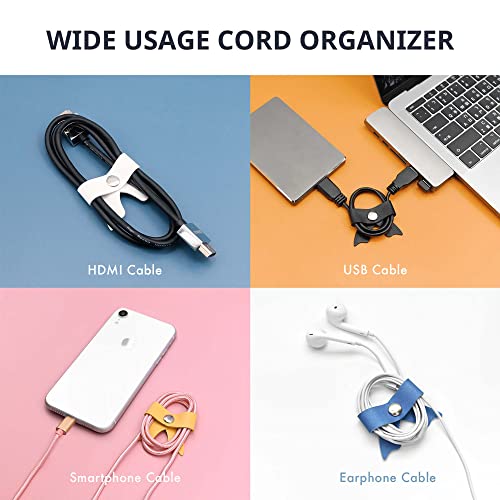 SenseAGE 5 Pack Cord Organizer, Bow Cord Keeper - Image 3