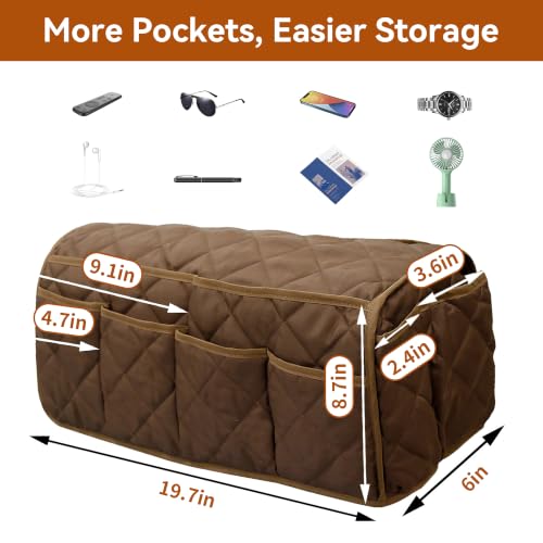MEHIDFY Armchair Caddy, Waterproof Sofa Armrest Organizer - Image 3
