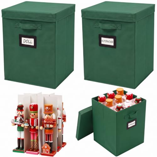 2 Packs Christmas Nutcracker Storage Box 16 Inch Hold 9 - Image 2